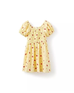 Платье для девочек Emily с пышными рукавами, мультиколор Cotton:on