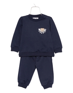 Спортивный костюм с логотипом teddy, синий Moschino kids
