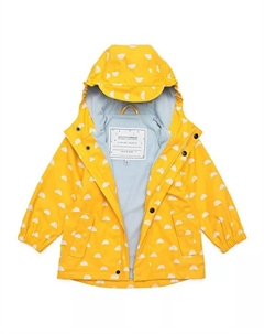 Детский непромокаемый дождевик Sun Cloud из переработанных материалов, унисекс, желтый Snapper rock