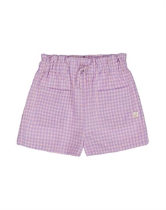 Детские шорты в клетку для девочек - Big Kid, фиолетовый Deux par deux