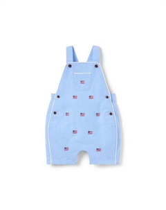 Комбинезон для мальчиков с флаговым принтом - Baby, синий Janie and jack