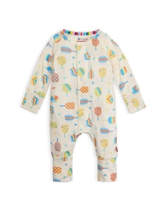 Мальчиковый комбинезон-трансформер Perfect Pickle Paddles - Baby, белый Magnetic me