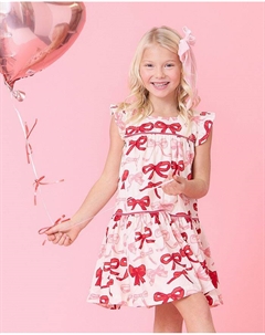Платье Camelia для девочек - малышки, подростки, красный Pink chicken