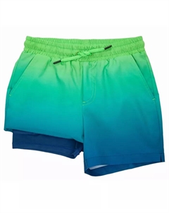 Мужские компрессионные плавки для плавания UPF 50+, зеленый Rokka&rolla