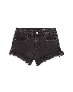 Джинсовые шорты с рваным краем Sabotage High Rise для девочек - подростковый размер, черный Blank nyc