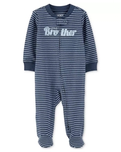 Хлопковая пижама для сна и игр для маленьких мальчиков, синий Carter`s