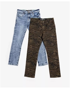 Джинсы для мальчиков 8-18 лет с эластичной тканью - набор из 2 шт, синий Xray