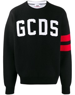Gcds свитер с контрастным логотипом xs черный Gcds