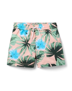 Детские плавки из переработанного материала Palm - для малышей, маленьких и больших детей, мультиколор Janie and jack