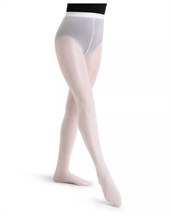 Ультра блестящие колготки для девочек, белый Capezio