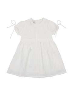 Платье для девочек с полосками и короткими рукавами - Little Kid, Big Kid Maniere, белый Manière
