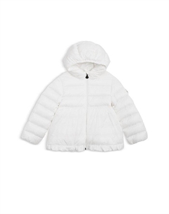 Детская пуховая куртка Odile для девочек - малыши, маленькие дети, белый Moncler
