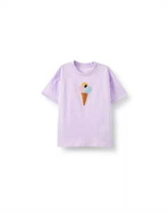 Детская футболка с коротким рукавом Little/Big Livvy Lux, фиолетовый Cotton:on