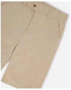 Шорты-бермуды Big Boys Slant Pocket светло-серого цвета, коричневый/бежевый Deux par deux