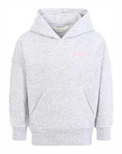 Детская кофта с капюшоном и вышитым логотипом Palm Angels, серый Palm angels kids