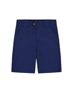 Бермуды для мальчиков с наклонными карманами - малыши, подростки, синий Deux par deux