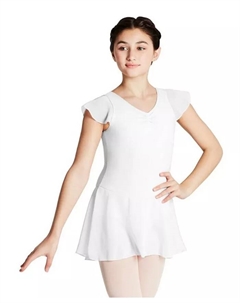 Платье для девочек с рукавами-фонариками, белый Capezio