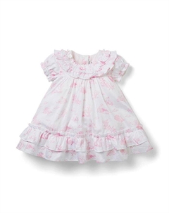 Платье для девочек The Bunny Toile - Baby, розовый Janie and jack