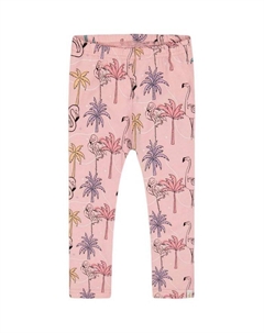 Детские капри из органического хлопка с принтом для девочек, розовый Deux par deux