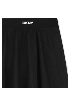 Юбка с сетчатым слоем, черный Dkny kids