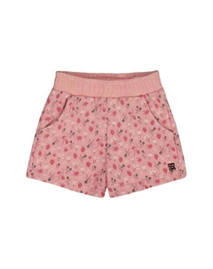 Детские шорты из френч-терри с цветочным принтом для девочек - Little Kid, розовый Deux par deux