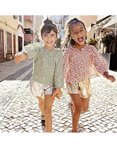 Детские шорты Theodore Lame для девочек, серебряный Pink chicken