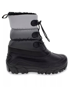 Мальчиковые серые снежные ботинки Ombre, черный Western chief