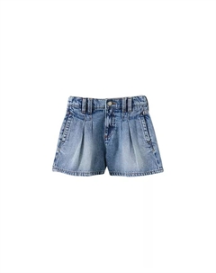 Детские джинсовые шорты Sarai с плиссировкой спереди, фиолетовый Cotton:on