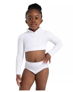 Водолазка с длинным рукавом для девочек, белый Capezio