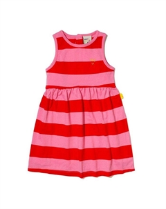 Детское платье-майка из переработанного хлопка в полоску - для малышей и подростковой группы, розовый Mon coeur