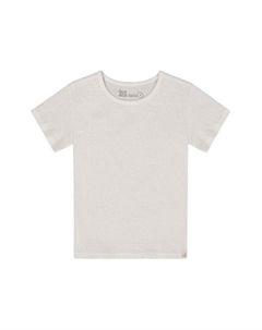 Девочки: майка с коротким рукавом и эффектом "кринкл" - для малышей, белый Deux par deux