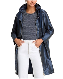 Техно-тафтяной парка, синий Herno