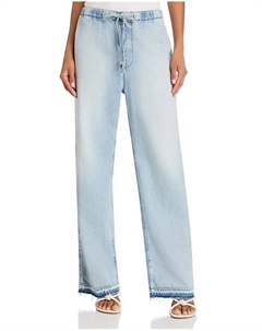 Логан Ультра Лёгкие Широкие Джинсы Kierra, синий Rag & bone