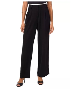 Женские широкие брюки с контрастной отделкой, черный Vince camuto