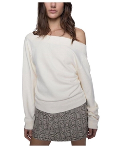 Кофта с открытыми плечами Kora, белый Rebecca minkoff