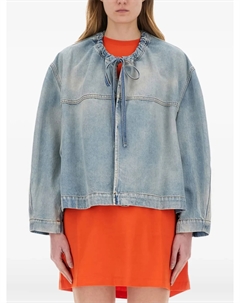 Джинсовая куртка с кулиской, синий Msgm