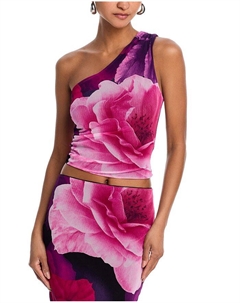 Цветочный сетчатый топ - эксклюзив, розовый Aqua