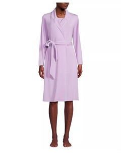 Женский охлаждающий халат с кантом, фиолетовый Lands' end