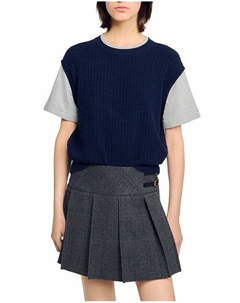 Свитер Hugues, синий Sandro