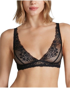 Бюстгальтер-бралетт с кружевом Double Take, черный Commando
