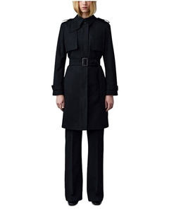 Тренч Winn, черный Mackage