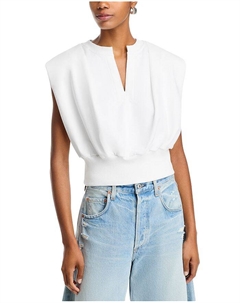 Безрукавка из френч тери, белый 3.1 phillip lim