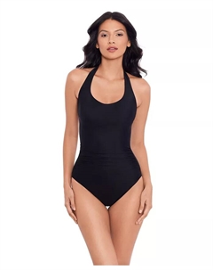 Женский цельнокроеный купальник Rock Solid Utopia, черный Miraclesuit