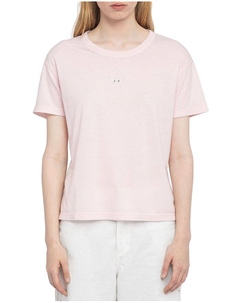 Футболка с крыльями и стразами Mar, розовый Zadig&voltaire