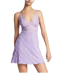 Ретро комбинация с глубоким вырезом, фиолетовый Hanky panky