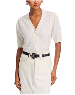 Кардиган с коротким рукавом -Exclusive, слоновая кость/кремовый C by bloomingdale's cashmere