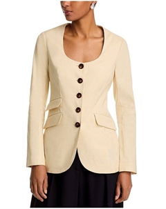 Розлин Бесшовный Льняной Блейзер, коричневый/бежевый Rag & bone