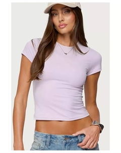Женский топ с коротким рукавом Tay, фиолетовый Edikted