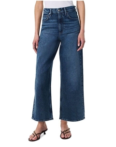 Андрюшины джинсы с высокой посадкой и широкими штанинами до щиколотки Adeline, синий Rag & bone