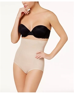 Женские утягивающие трусы с высокой посадкой Shape Away Extra Firm High-Waist Brief 2915, коричневый/бежевый Miraclesuit